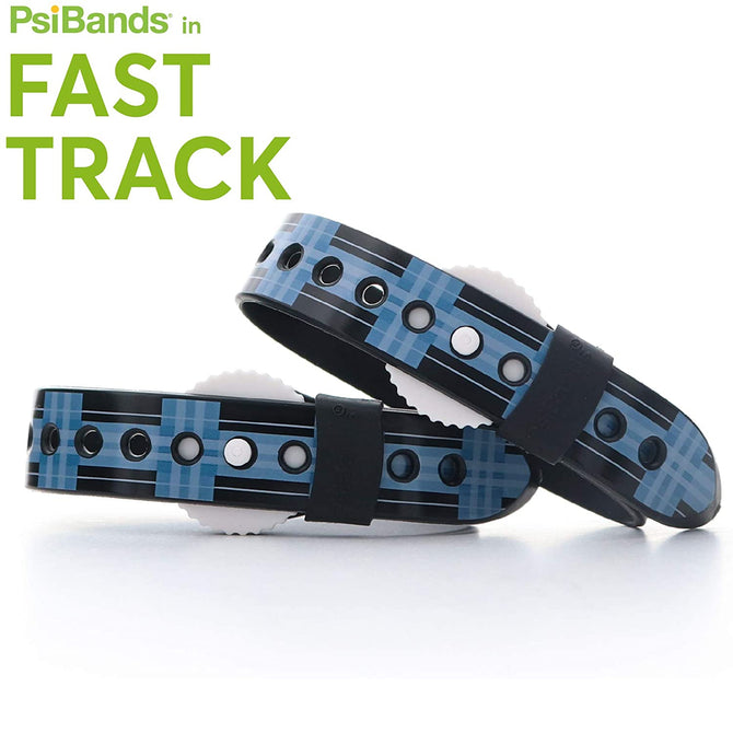 variant:42824529707200 Psi Bands - Wrist Bands for Motion Sickness & Nausea Relief - Fast Track Pattern
