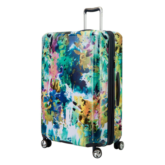 variant:42087523582144 Ricardo Beverly Hills Beaumont Hardside Large Check-In Luggage - Splash of Nature Pattern