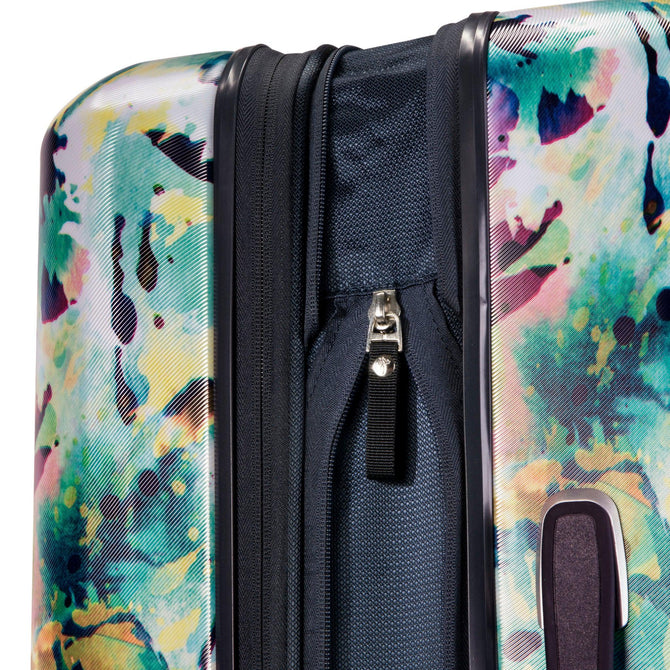 variant:42087523582144 Ricardo Beverly Hills Beaumont Hardside Large Check-In Luggage - Splash of Nature Pattern