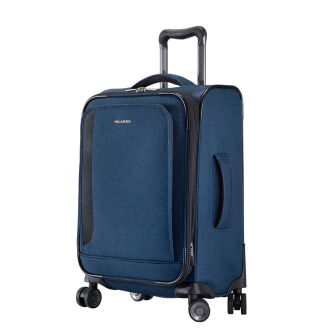 variant:42109832495296 Ricardo Malibu Bay 3.0 Softside Carry-On Spinner Luggage - Astral Blue
