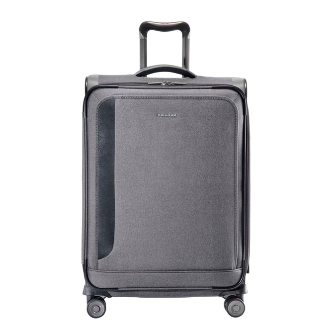 variant:41483645452480 Ricardo Malibu Bay 3.0 Softside Medium Check-In Spinner Luggage - Stellar Gray