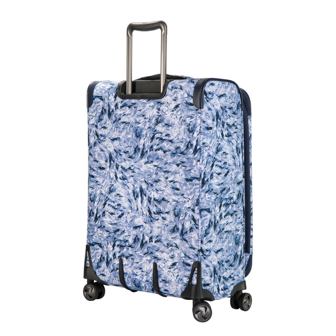 variant:41995887640768 Ricardo Beverly Hills Seahaven 2.0 Softside Medium Check-In Luggage - Snow Leopard