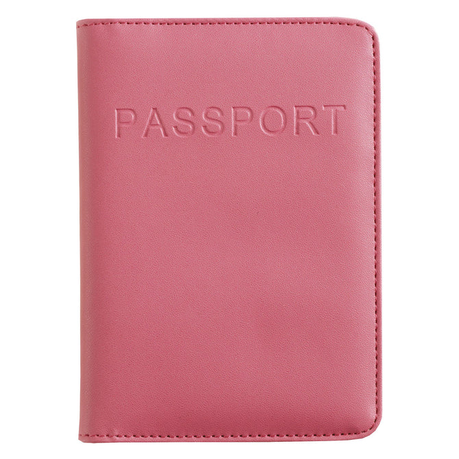 Passport Cover & Luggage Tag Faux Leather Travel Accessories 