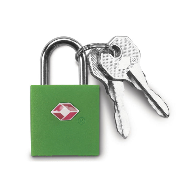 variant:41143948050624 Smooth Trip TSA Accepted Luggage Key Lock - Neon Green
