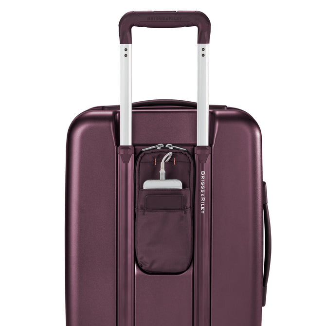 variant:43452289810624 Sympatico Domestic Carry-On plum