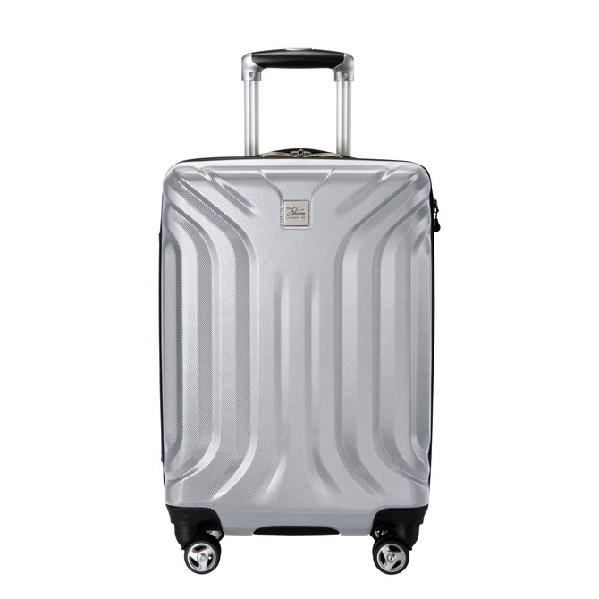variant:41257611264192 Skyway Nimbus 4.0 Carry-On Expandable Hardside Spinner Suitcase - Shiny Silver