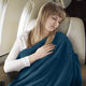 variant:42233830146240 Smooth Trip Fleece Travel Blanket - Blue