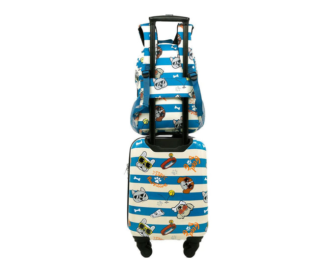 variant:43215613853888 kids luggage set cool dog