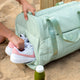 variant:43211072241856 heys america puffer duffel bag sage green
