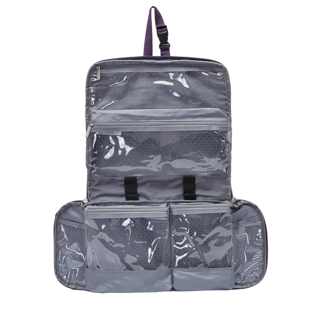 variant:42865786781888 Flat-Out Hanging Toiletry Kit Purple