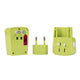 Worldwide Adapter and USB Charger - Lime