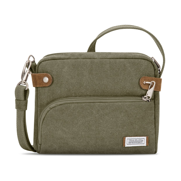 variant:42129768480960 Travelon Anti-Theft Heritage Crossbody - Sage