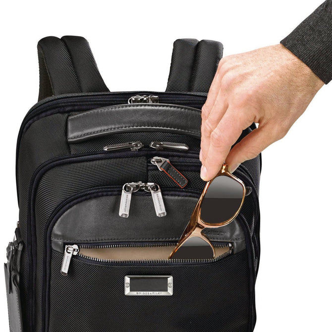 variant:42948091609280 Briggs & Riley @work medium backpack Black
